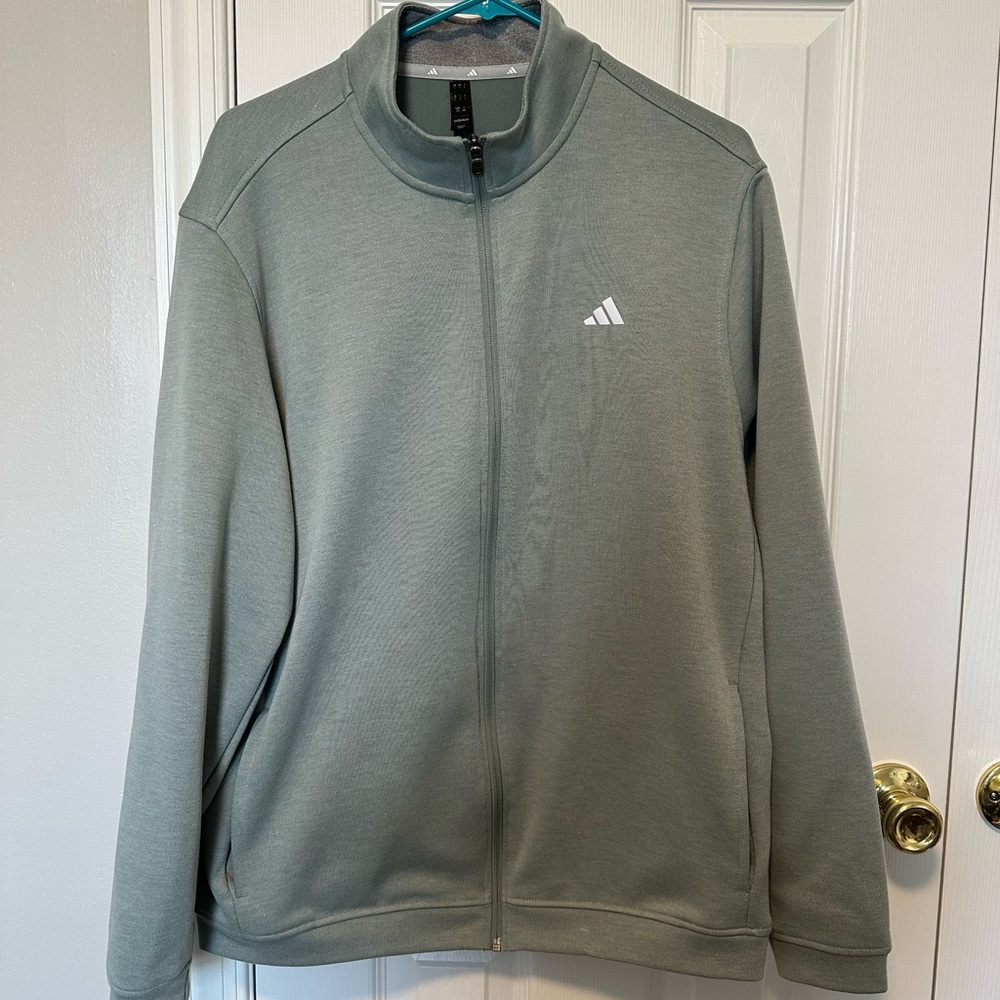adidas Sage Green Lightweight Track Jacket